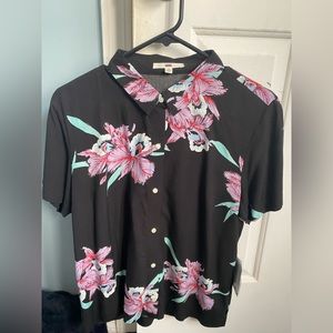 Brand new VANS floral shirt